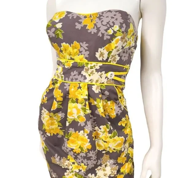 Trixxi Strapless Summer Dress size 3 - Picture 8 of 10